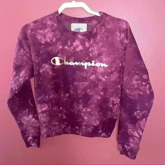 Champion Purple Tie-dye sweatshirt - Picture 2 of 5
